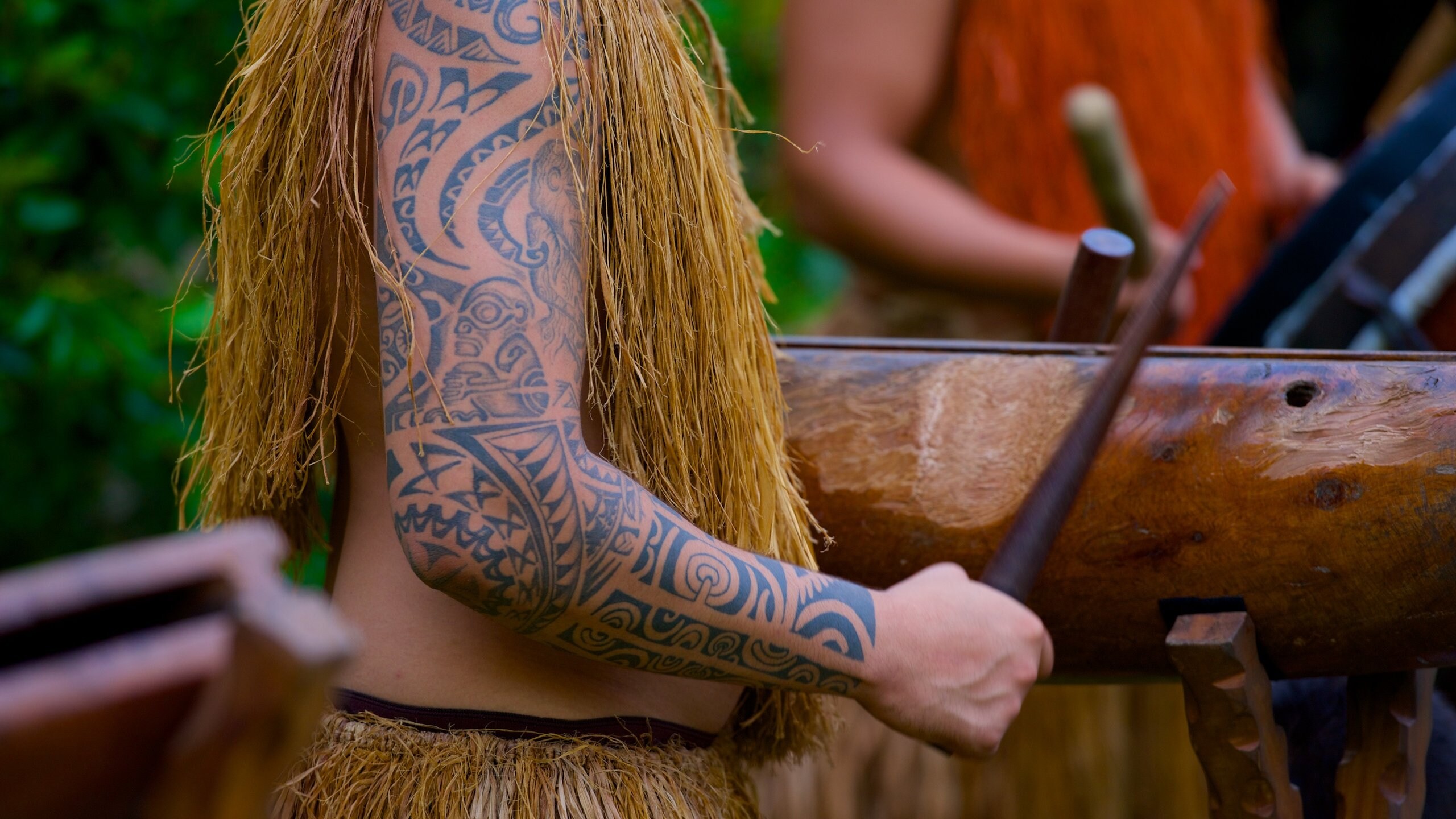 Rarotonga mostrando cultura indígena