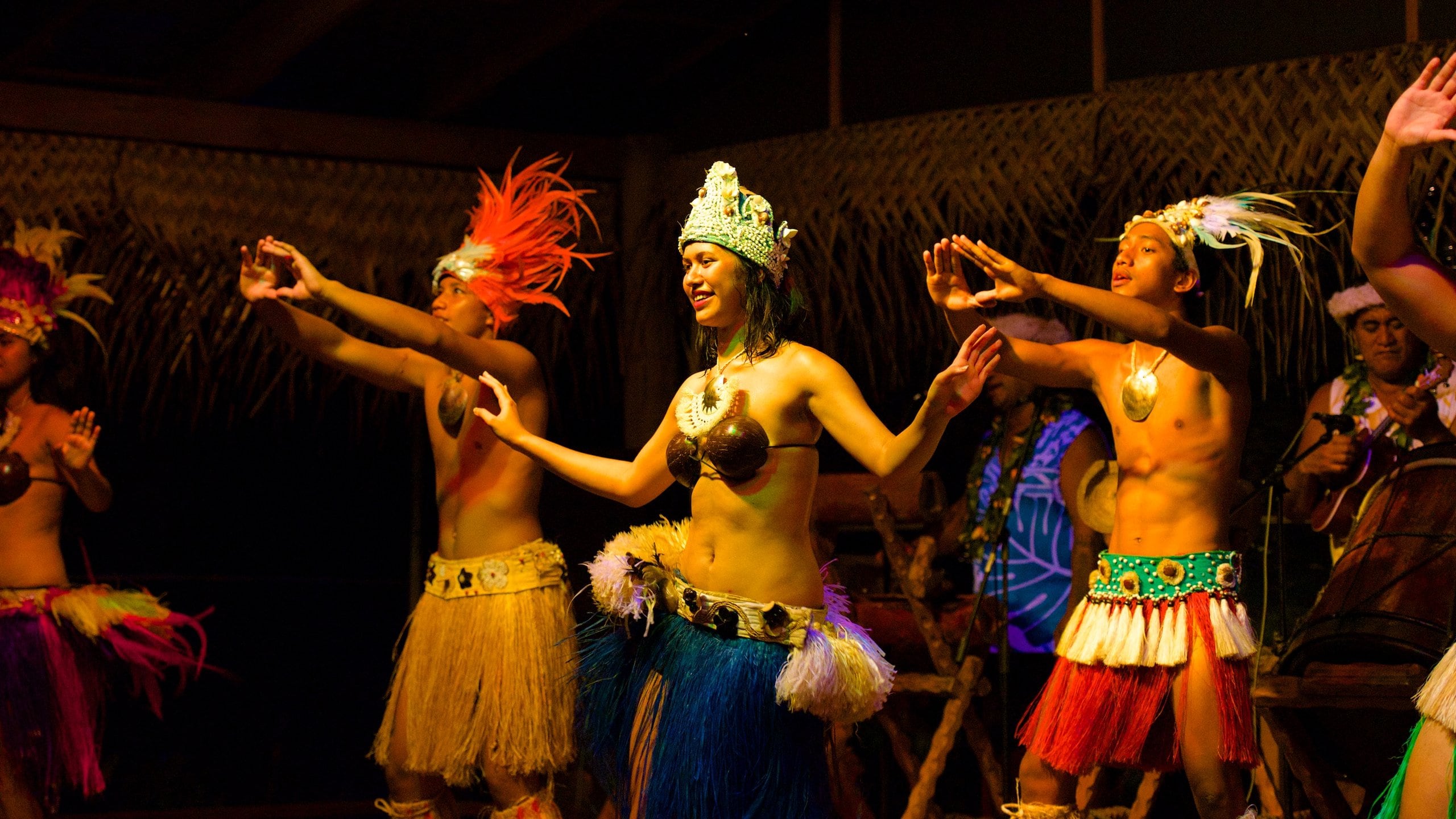 Rarotonga ofreciendo cultura indígena