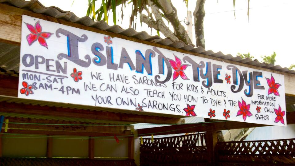 Titikaveka que inclui sinalização