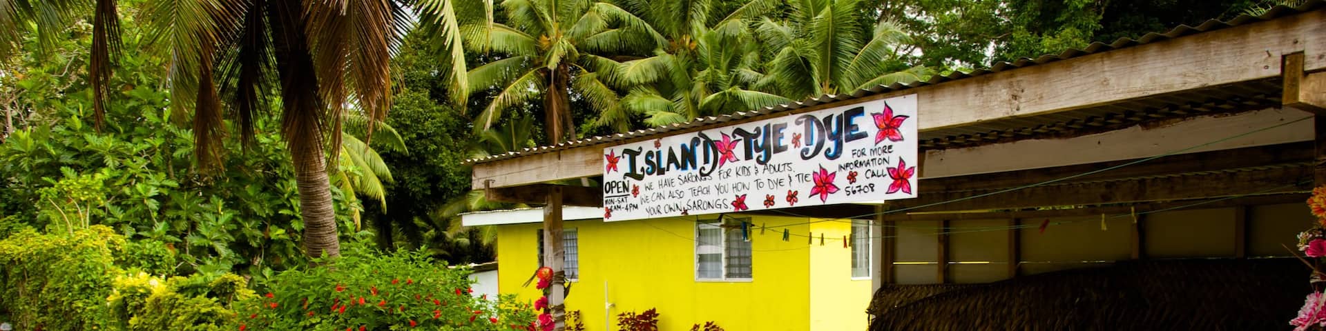 Titikaveka featuring signage