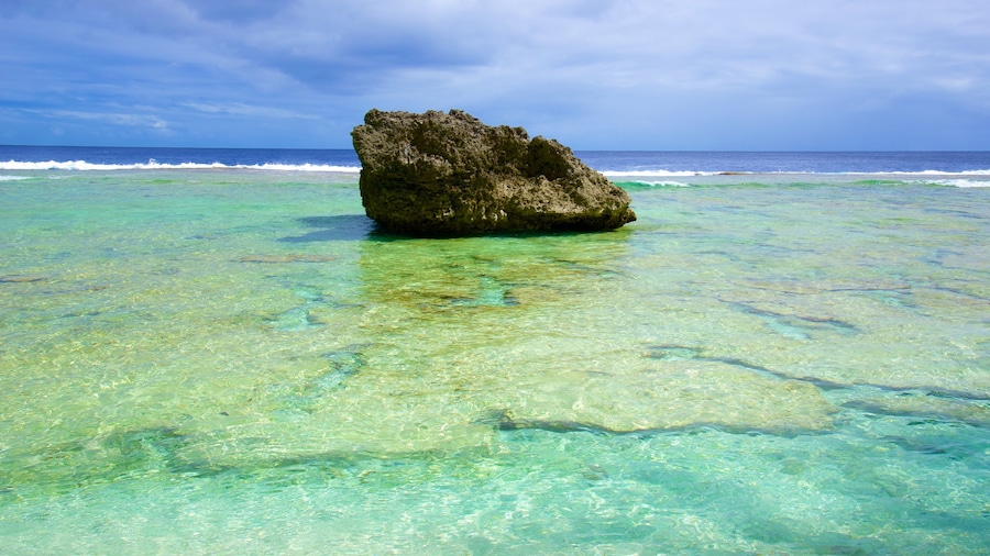 Atiu which includes general coastal views