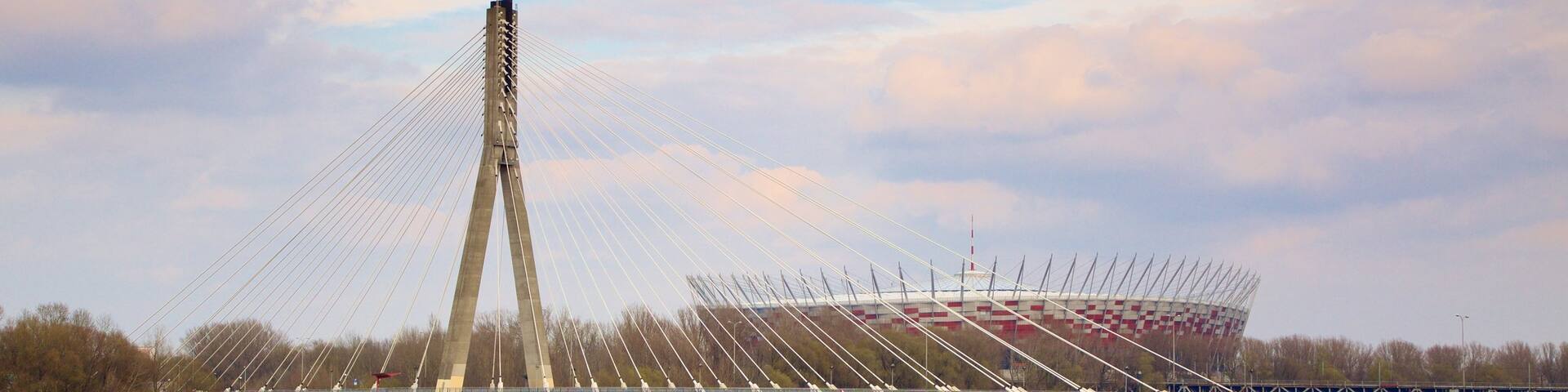 Poland featuring a river or creek and a bridge
