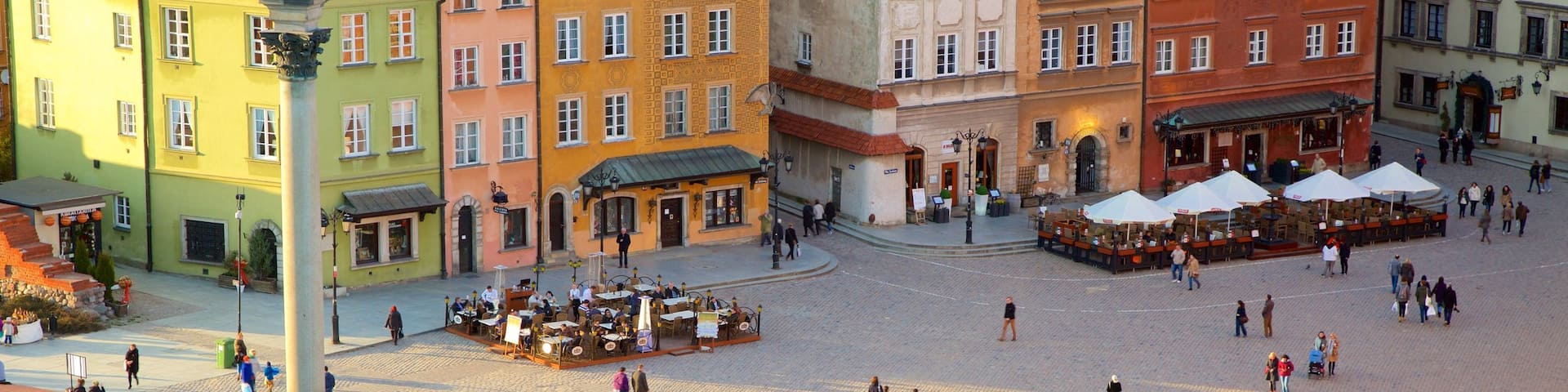 Sigismund\'s Column featuring a square or plaza