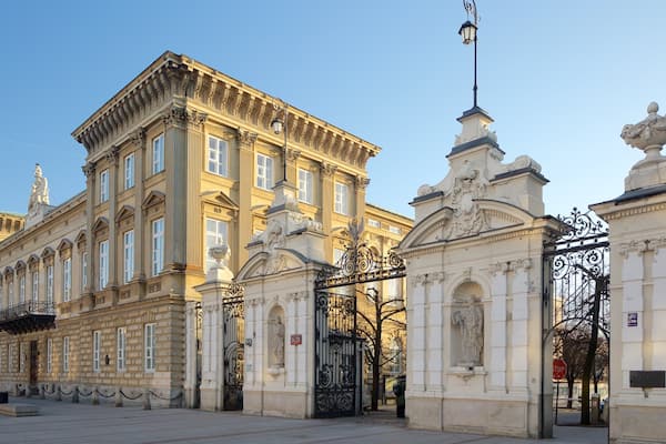 Warschauer Universität mit einem Geschichtliches und historische Architektur
