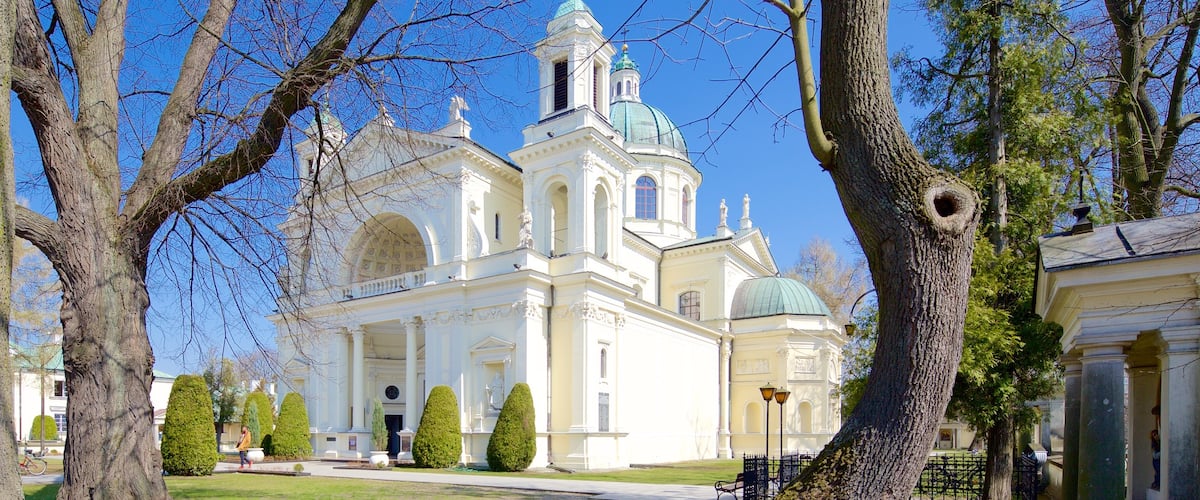 Palais de WilanĂłw montrant patrimoine historique et patrimoine architectural
