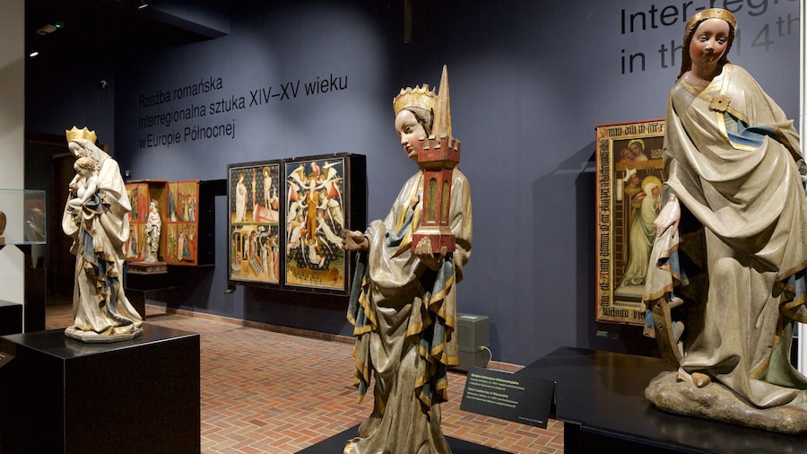 Museo Nacional mostrando vista interna