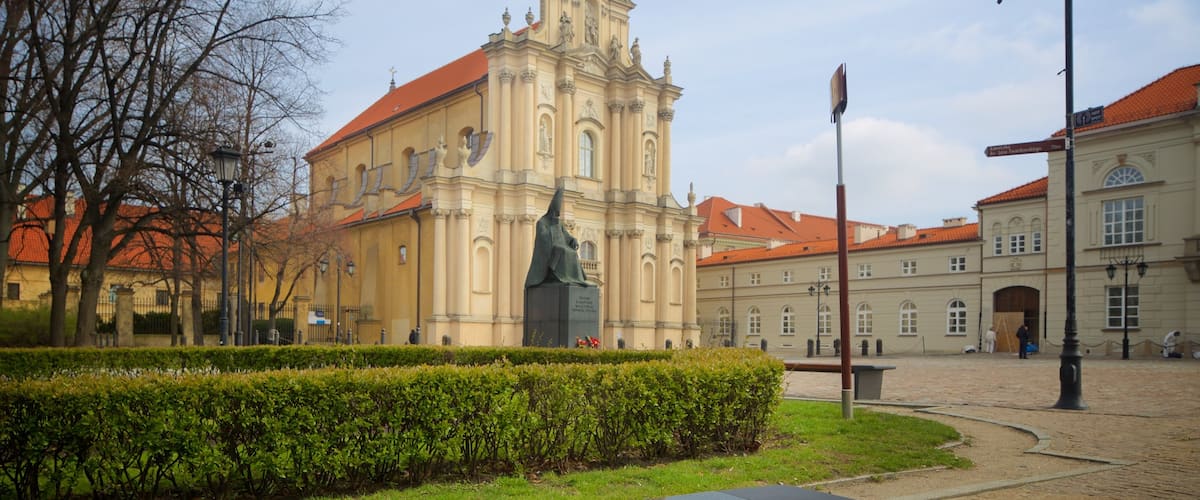 Warsaw featuring heritage elements, heritage architecture and a church or cathedral