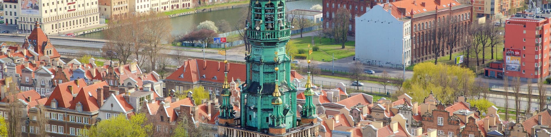 Gdansk Main Town Hall which includes heritage architecture and a city