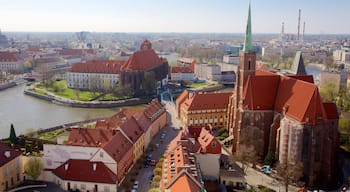 Wroclaw Cathedral featuring heritage elements and a church or cathedral