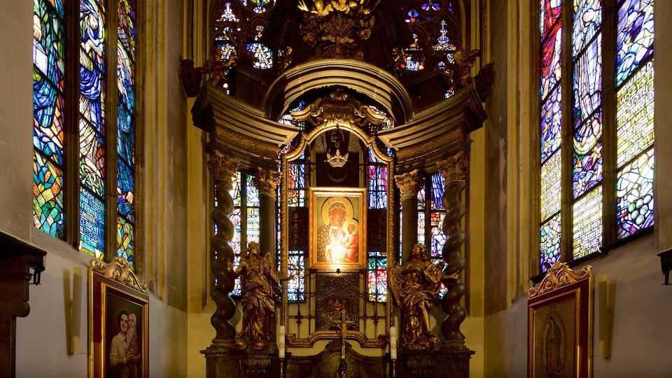 Wroclaw Cathedral featuring religious aspects, a church or cathedral and interior views