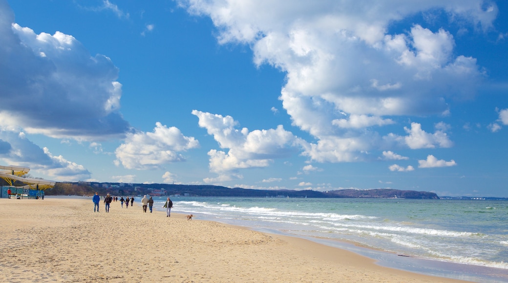 Jelitkowo Beach featuring a beach