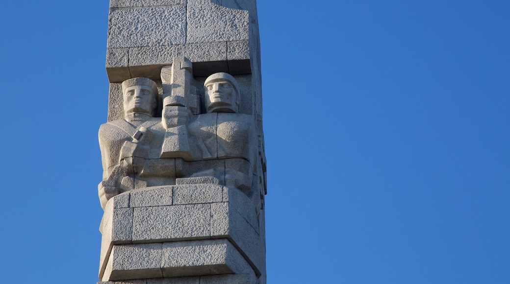 Westerplatte-monumentet som inkluderer monument