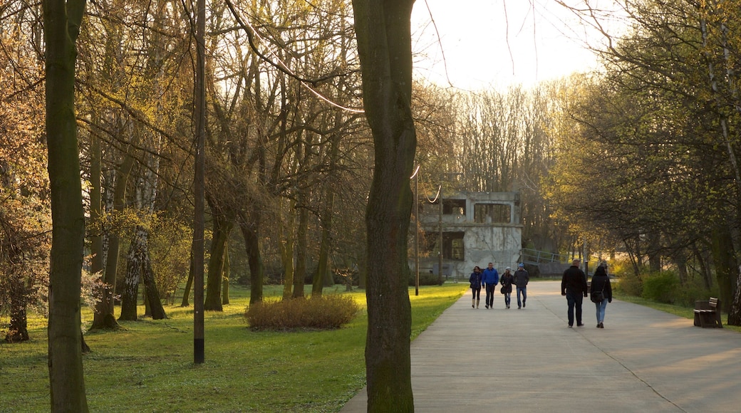 Westerplatte Monument showing a park