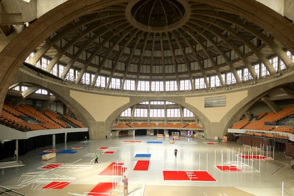 Centennial Hall das einen Innenansichten