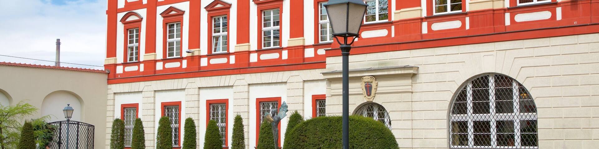 Ossolineum which includes a garden