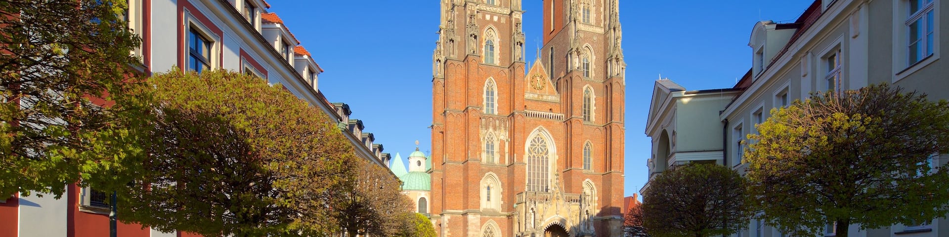 Wroclaw Cathedral mit einem Kirche oder Kathedrale