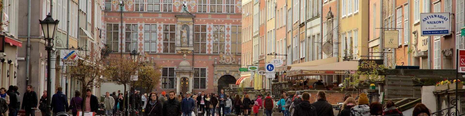 Gdansk montrant vues de la ville et scĂšnes de rue