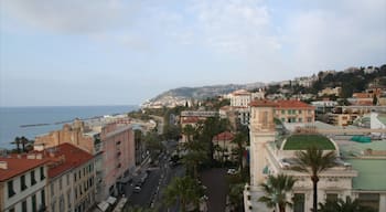 Sanremo showing general coastal views and a city