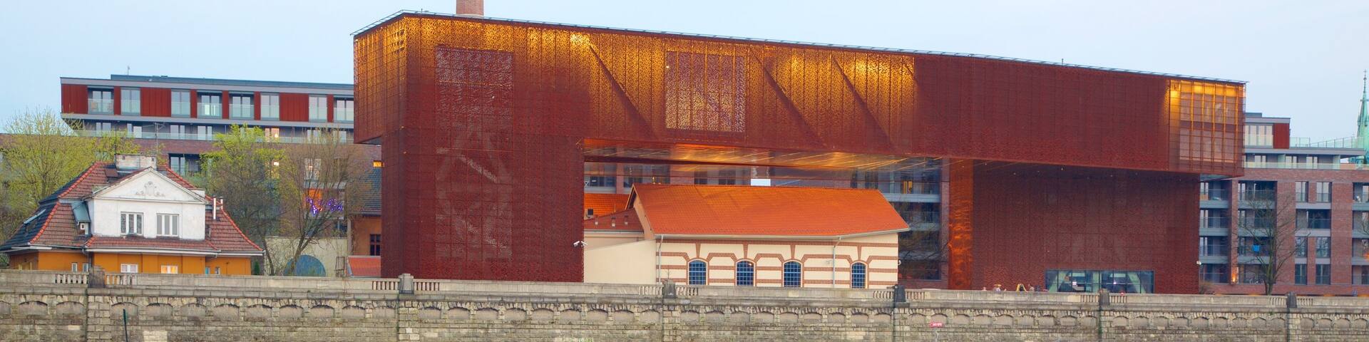 Krakow showing a river or creek