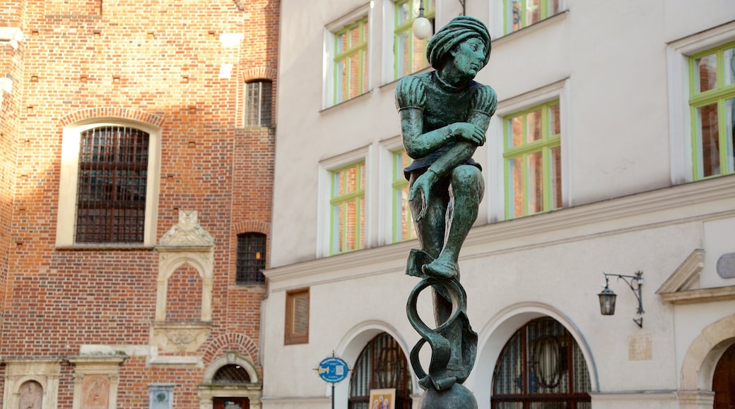 Main Market Square featuring outdoor art