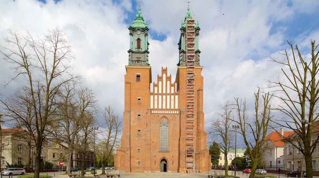 Archcathedral Basilica of St. Peter and St. Paul showing heritage elements and a church or cathedral