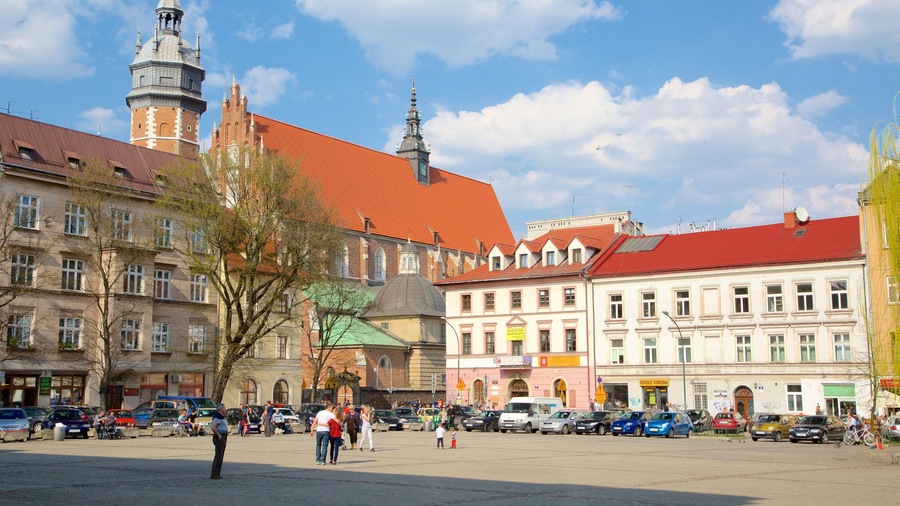 Kazimierz featuring a city and a square or plaza