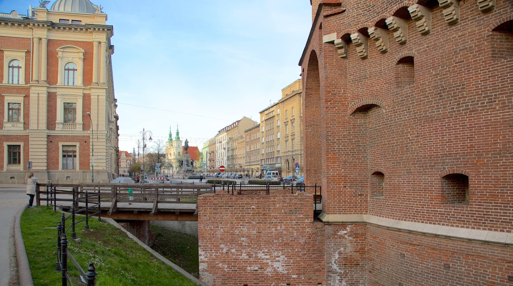 Krakow Barbican which includes heritage elements