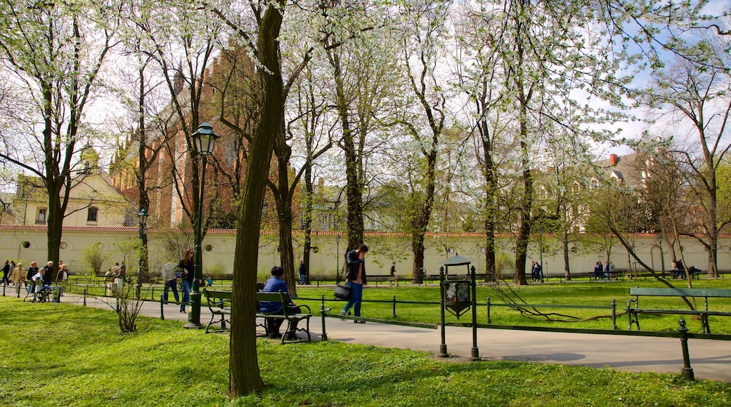 Holy Trinity Church which includes a park