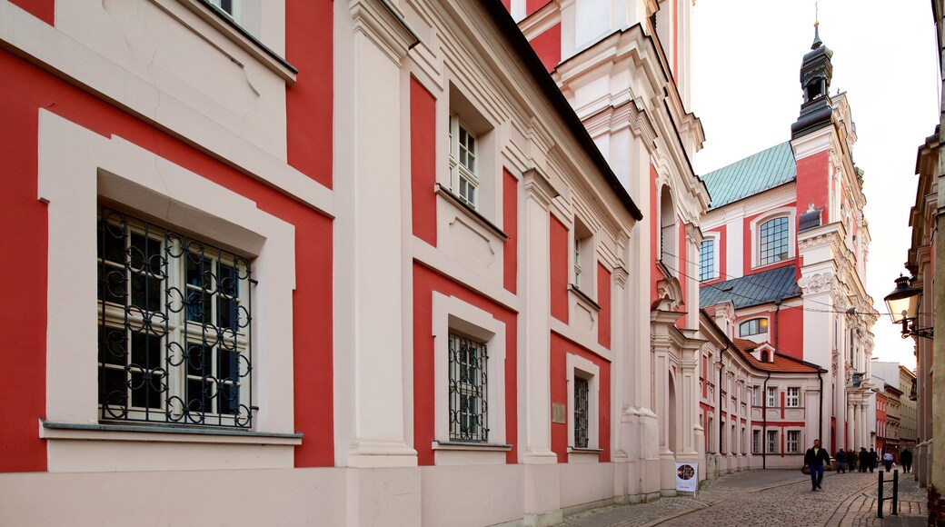 Poznan featuring street scenes