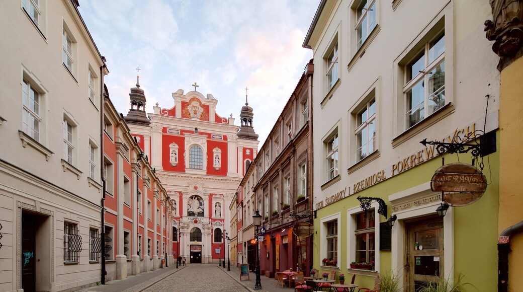 Poznan som visar en kyrka eller katedral