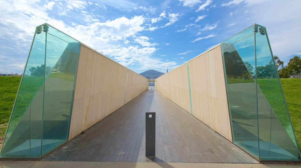 Australian Capital Territory som inkluderar en stad och modern arkitektur