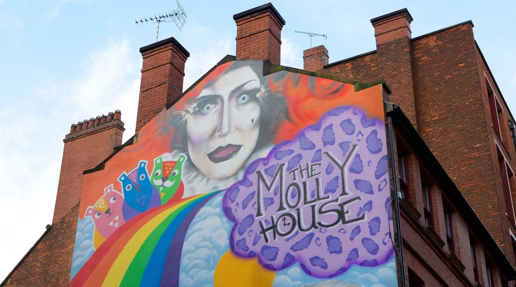 Manchester showing outdoor art