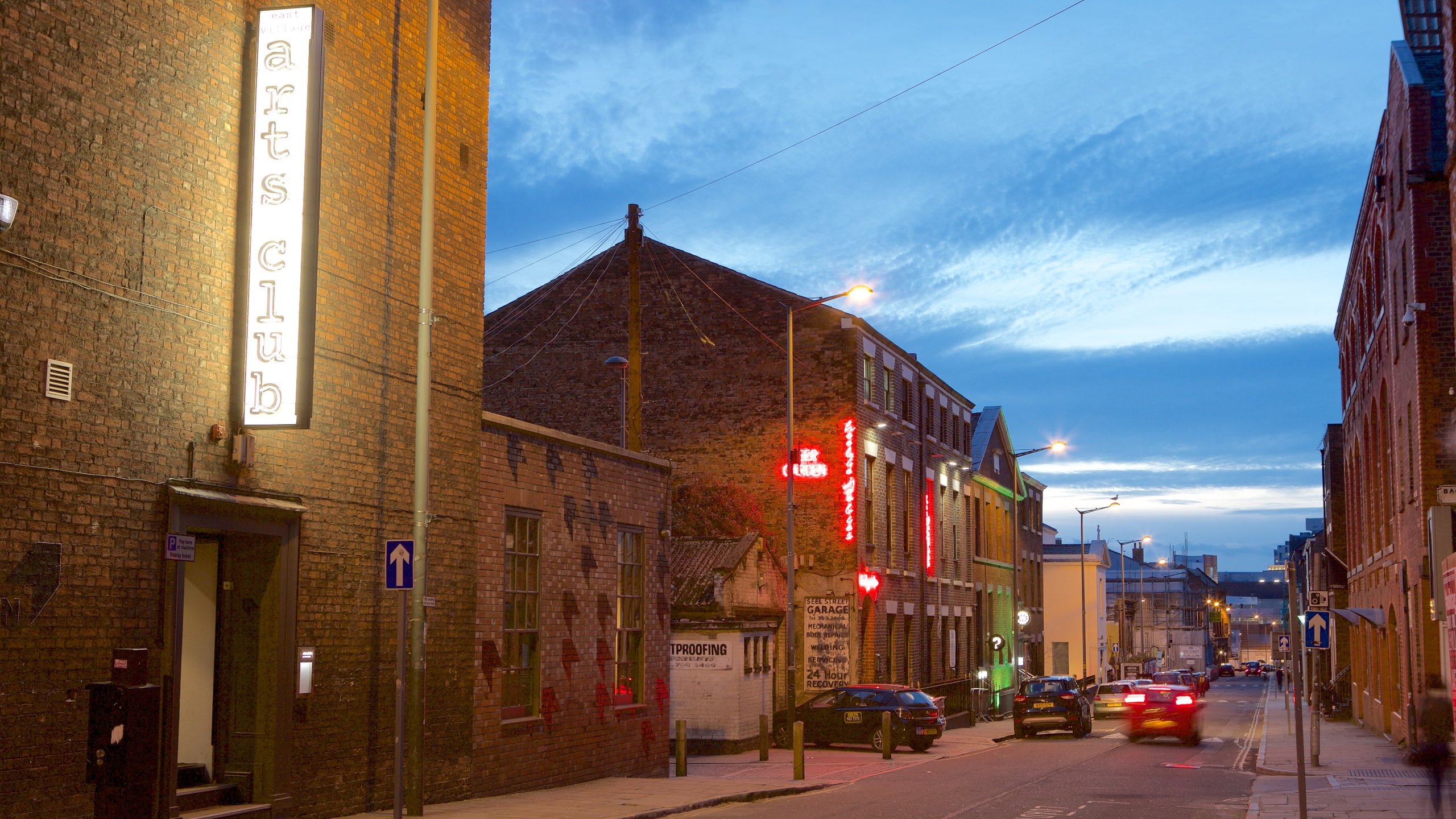 Liverpool mostrando una ciudad