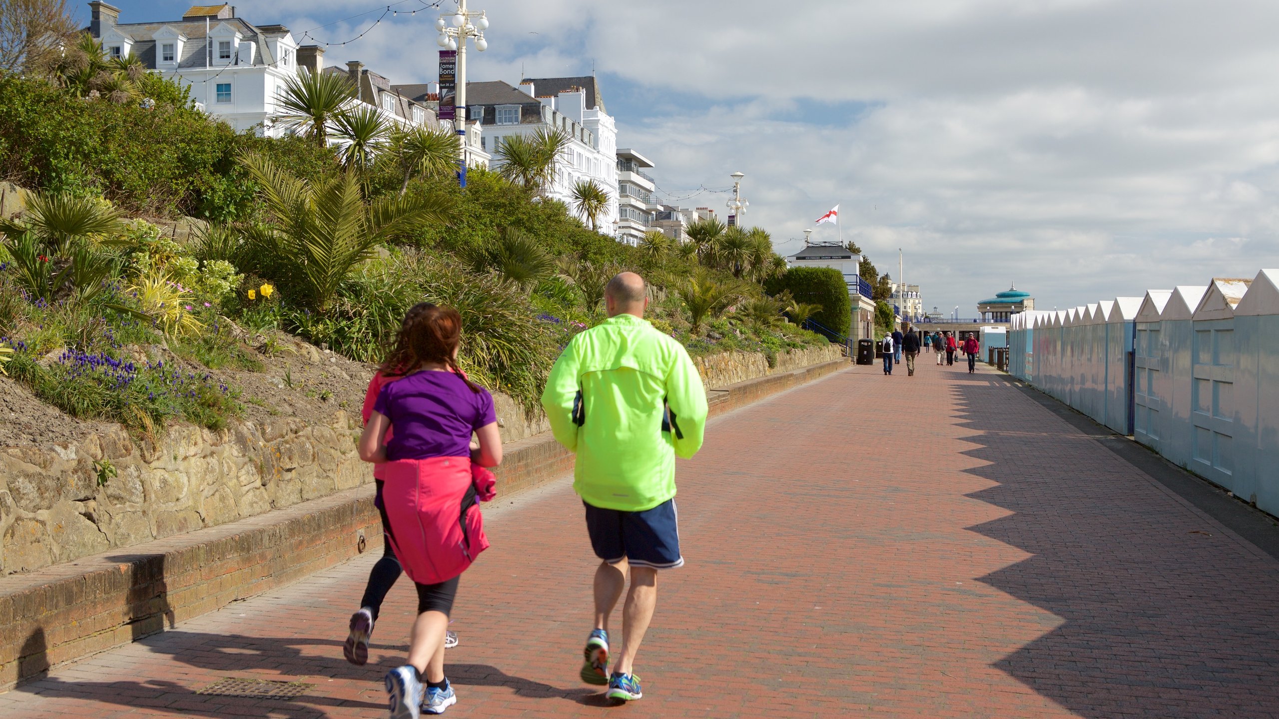 Eastbourne as well as a small group of people