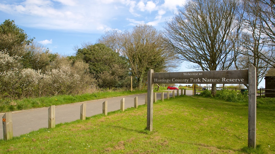 Hastings Country Park bevat een park