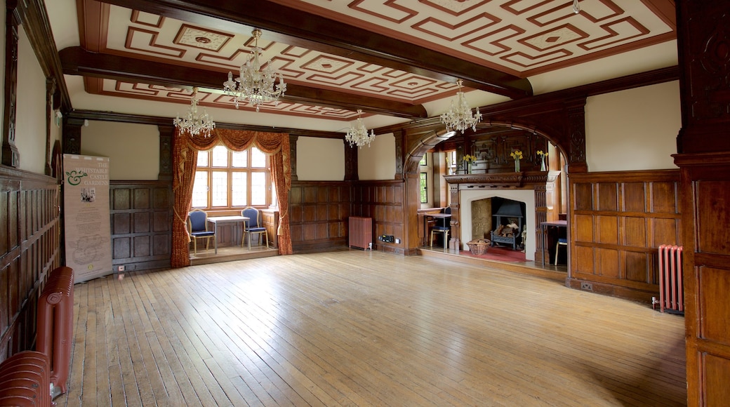 Whitstable Castle and Gardens which includes interior views and heritage elements