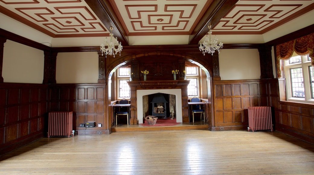 Whitstable Castle and Gardens showing heritage elements and interior views