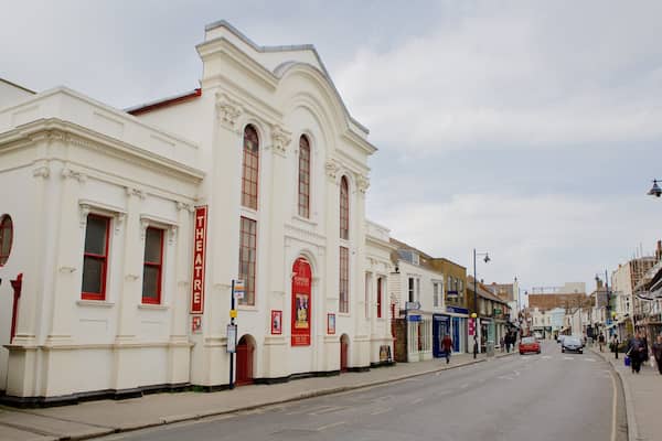 Playhouse Theatre Whitstable which includes street scenes and theatre scenes