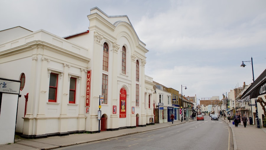 Playhouse Theatre Whitstable showing theater scenes and street scenes