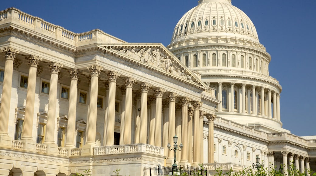 Capitol Hill showing heritage elements