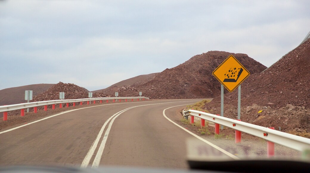San Pedro de Atacama showing signage