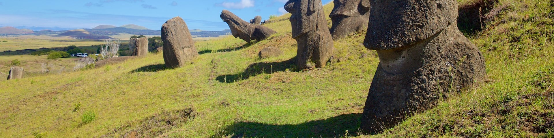Rano Raraku showing a statue or sculpture and heritage elements