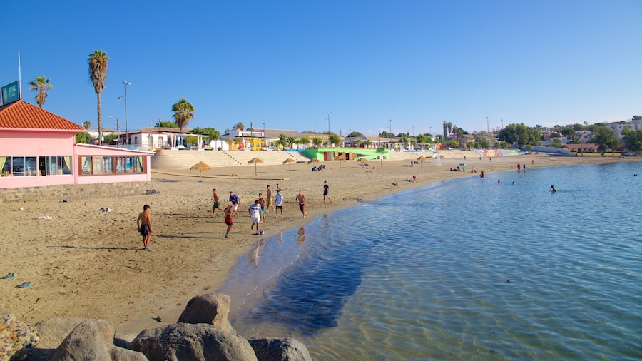 Caldera Beach which includes a sandy beach