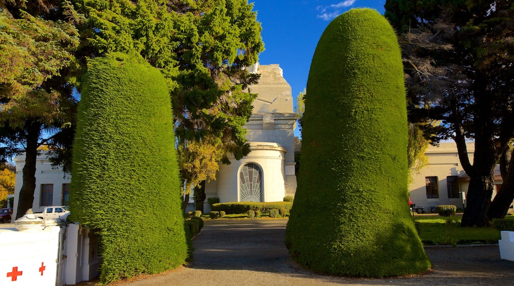 Punta Arenas kirkegård som viser hage