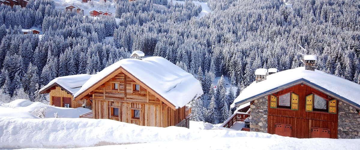 Meribel Ski Resort which includes forests and snow