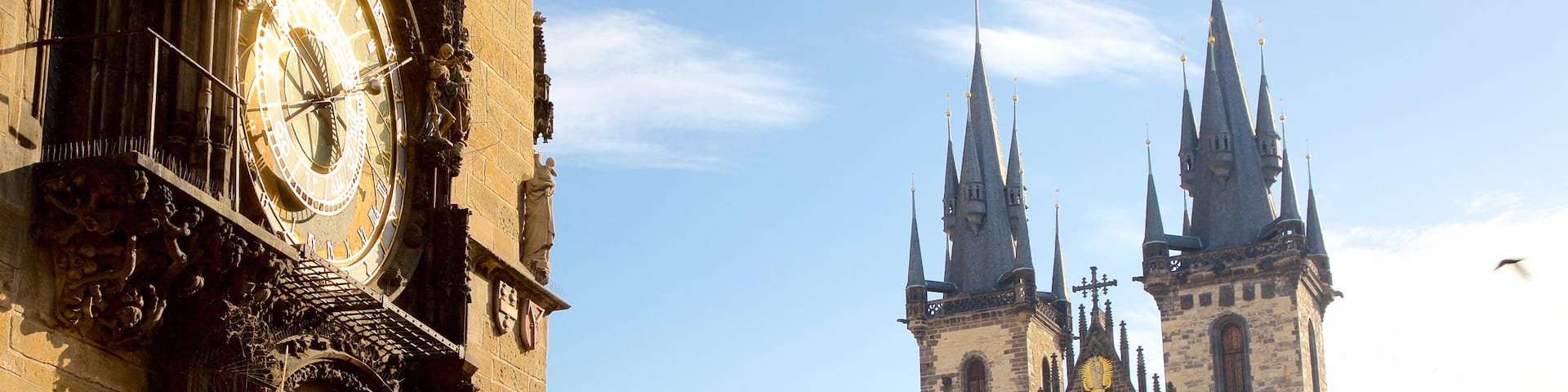 Astronomical Clock featuring heritage architecture, a city and heritage elements