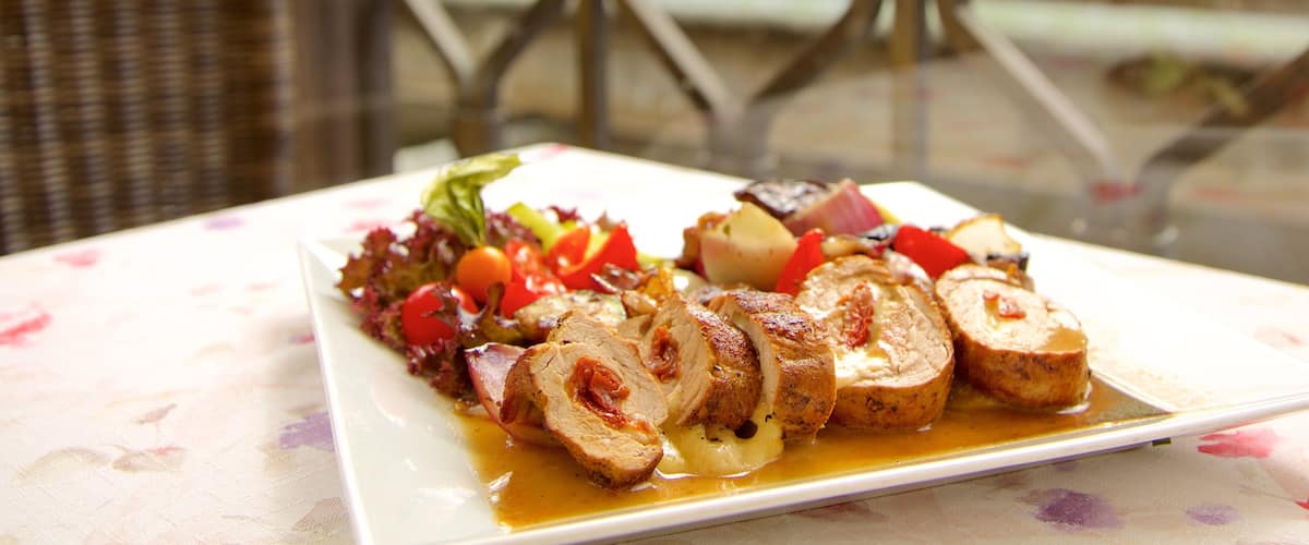 Karlovy Vary which includes food