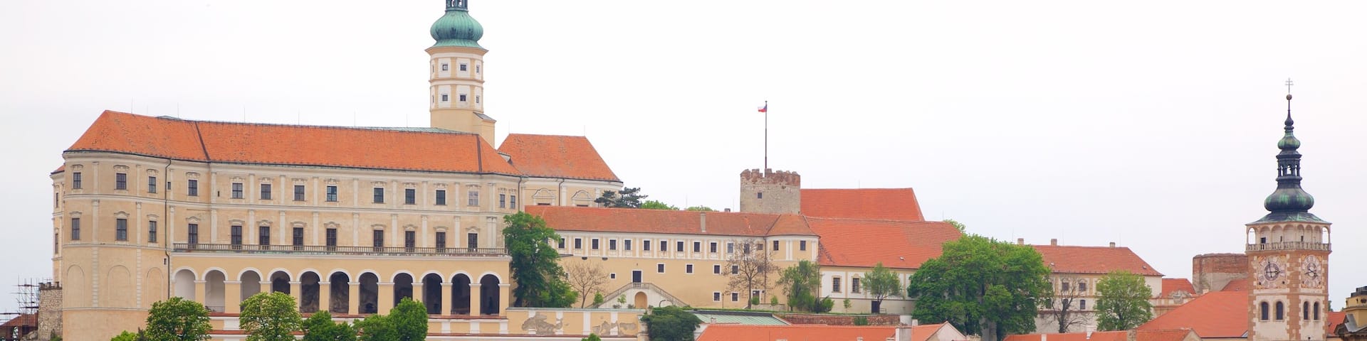 South Moravian showing a city