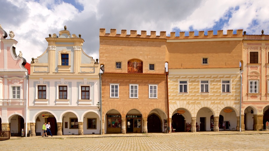Vysocina mostrando una ciudad