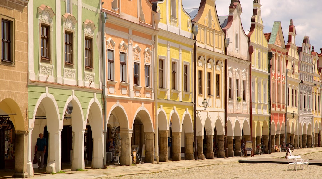 Telc which includes a city